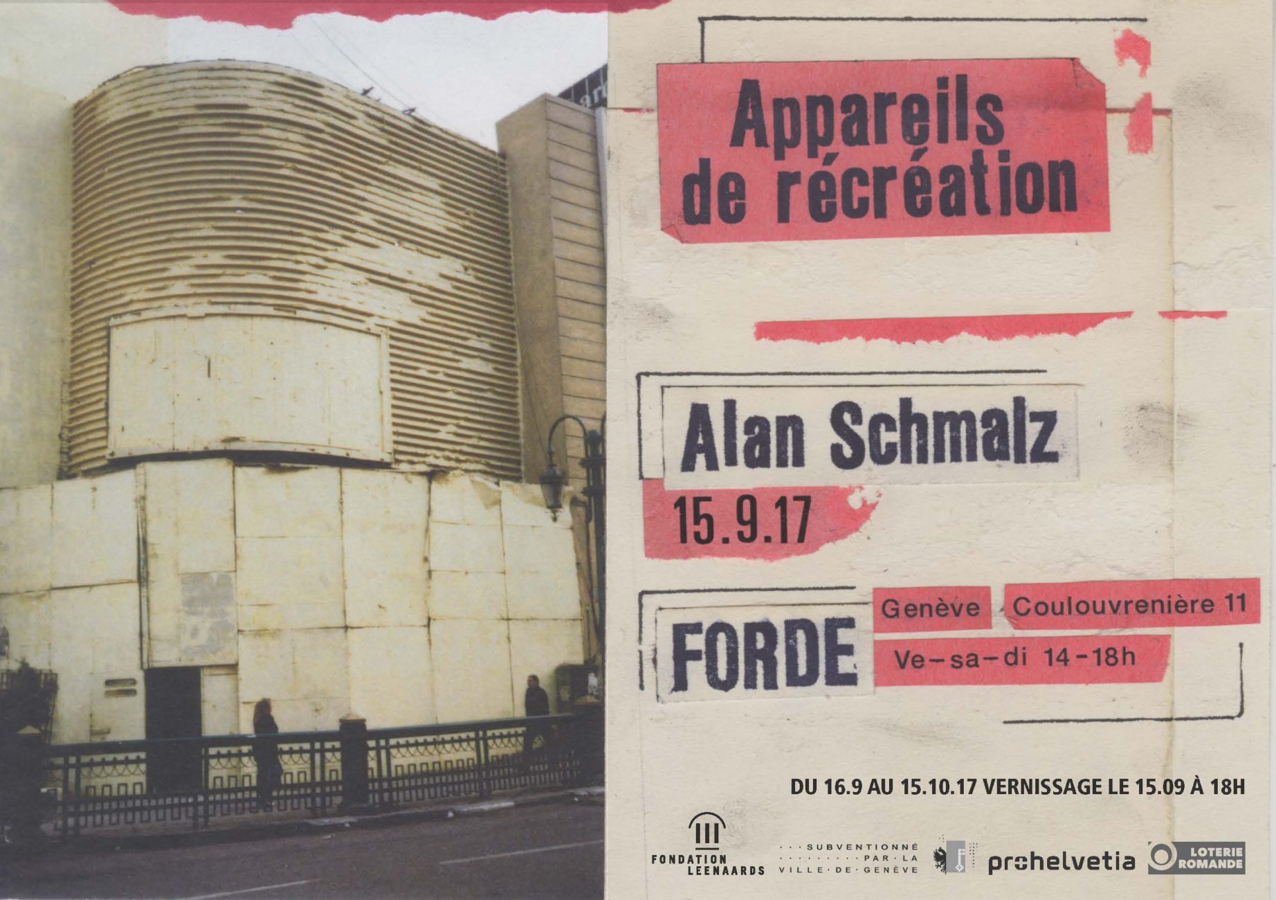 forde - flyer - Alan Schmalz – Appareils de récréation